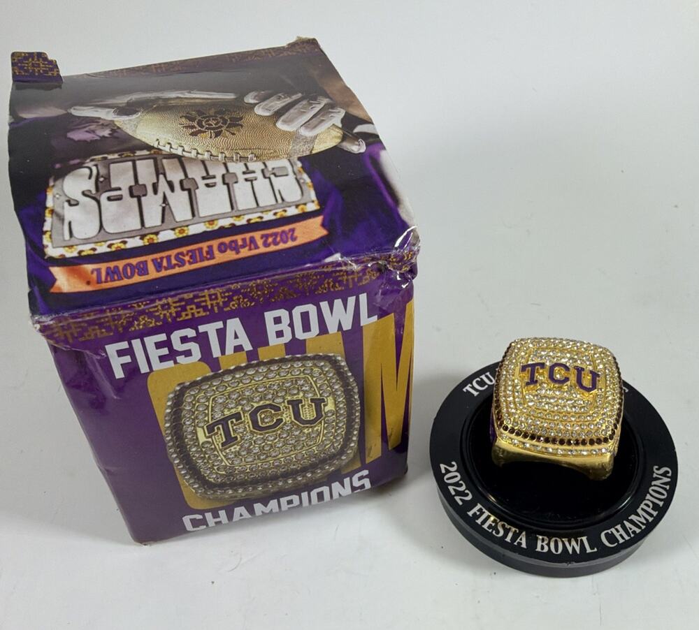 TCU 2022 Fiesta Bowl Champion Ring - Success Brands - New